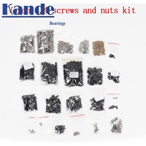 For Voron 2.4 3d Printer Project Fasteners Screws Nuts Full Kit V2.4 3D Printer Screws Full Kit EU Standard Screw Kits