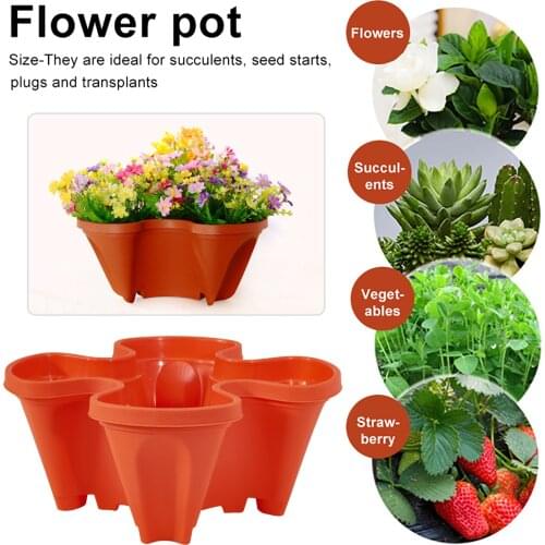 Gardening Vertical Planter, Reusable Plastic Stackable Nursery Pots for Indoor/Outdoor, Garden Strawberry, Herb, Flower