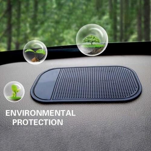 Car Dashboard Sticky Anti-Slip PVC Mat Auto Non-Slip Sticky Gel Pad For Phone Sunglasses Holder Car Styling Interior