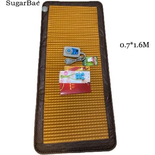 Best Price Russian Only Jade beauty Sofa Heating Mattress Physiotherapy Health Care Stone Tourmaline Single Electric Heating Mat