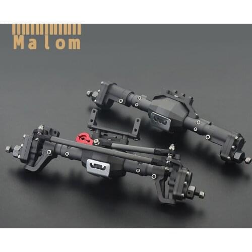 New CNC Machined Metal RC Car Front and Rear Portal Axle for 1/10 Axial SCX10 I SCX10 II RGT 86100 Redcat GEN8