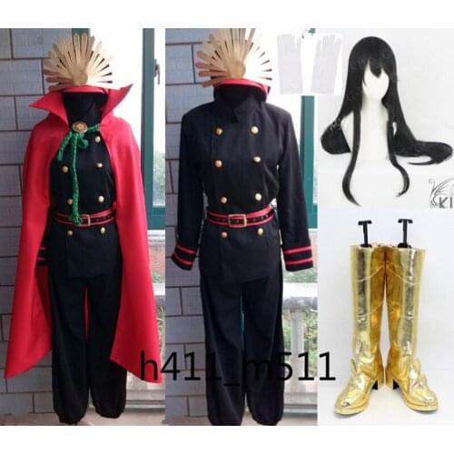 Full sets Fate/Grand Order Oda Nobunaga cosplay costume Includes wig and shoes(send your shoe size via message )