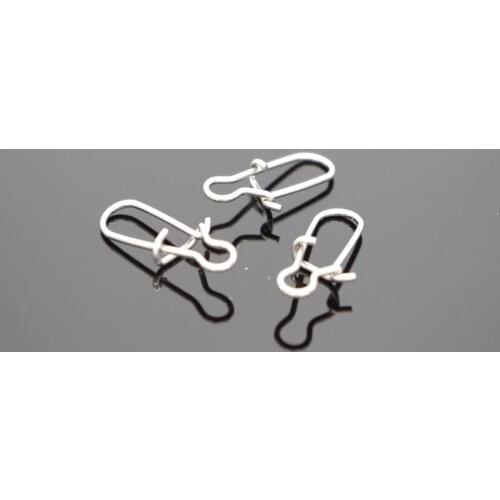 Professional 200PCS HOT! Stainless steel Pin swivel Fishing Accessories Connector Lure Clip rolling swivels sea fishing tackle