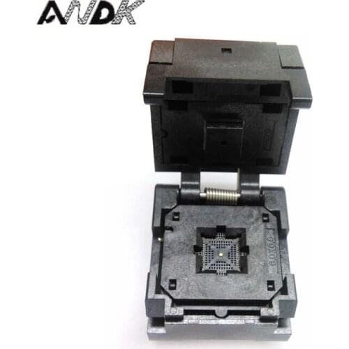 QFN48 MLF48 IC Test Socket Pitch 0.4mm IC549-0484-010-G Burn in Socket Clamshell Chip Size 6*6 Flash Adapter Programming Socket