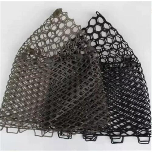 40/55CM Fly Fish Fishing Landing Trout Clear Rubber Net Mesh Catch Tackle Fishing Net for Fishing Lovers