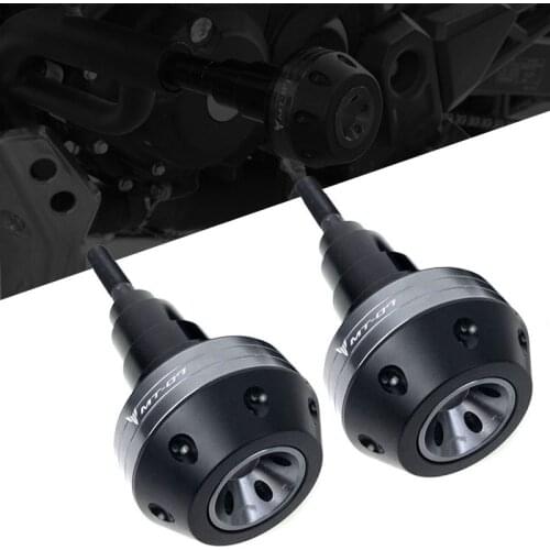 For Yamaha MT07 MT 07 2015-2020 engine protection Sliders cover CNC Frame Sliders Crash Pad Falling Protector Guard MT07 logo