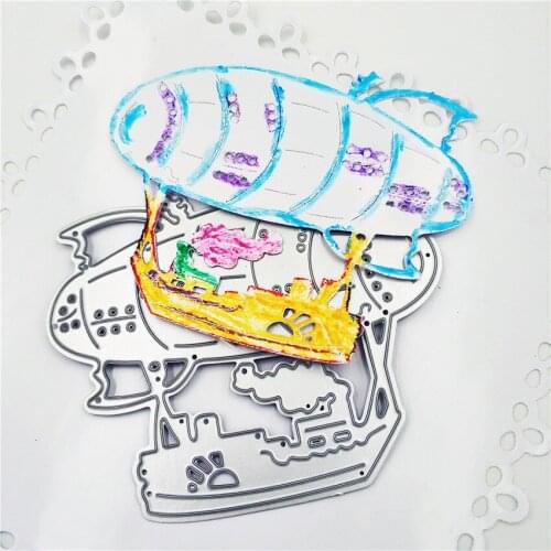 Die Cutting dies Hot air boat metal craft paper die Scrapbooking/DIY Embossing mould Easter New Year