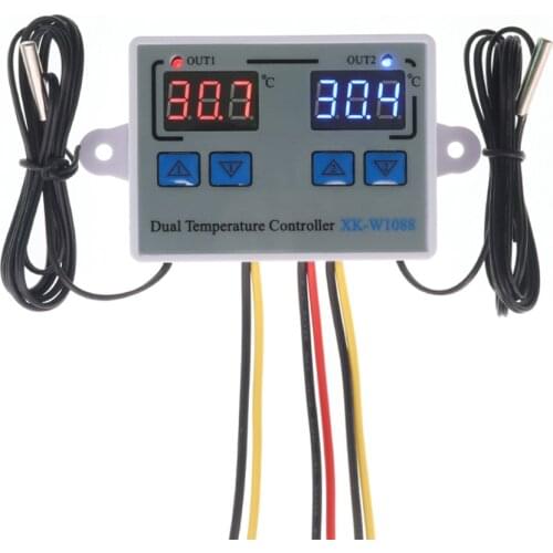 XH-W1088 LED Temperature Controller Switch Thermostat 220V Thermoregulator Aquarium Incubator Temp Regulator