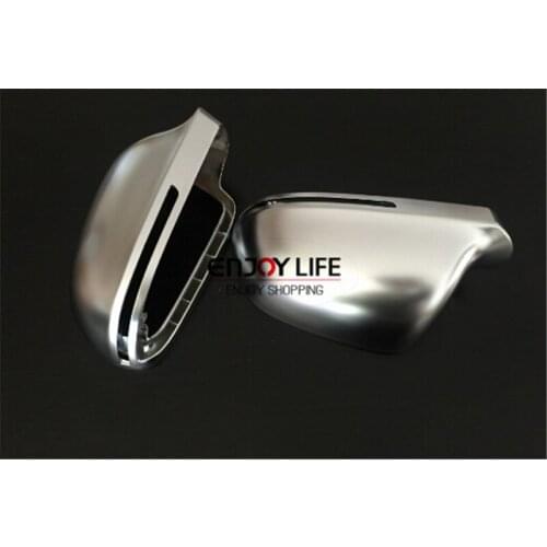 ABS Chrome Replace Car Side Wing Rear View Rearview Mirror Cover Shell Trim For Audi Q3 / RS Q3 8U 2011-2015