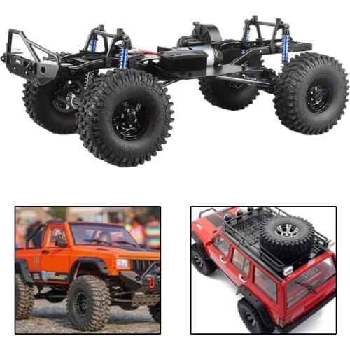 1/10 RC Chassis Frame Kits 435mm Wheelbase for 1/10 RC Crawler SCX10 II