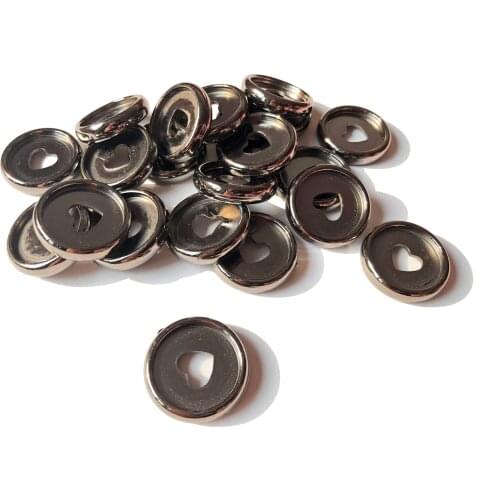 10pcs 23mm Plastic Binding Ring Buckle Mushroom Hole Binder, Heart-shaped Disc Binding Book Binding Supplies A5 Binder