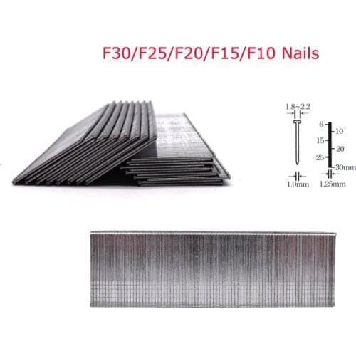 2000Pcs F30 F25 F20 F15 F10 Nails For Framing Tacker Electric Nails Staple Gun