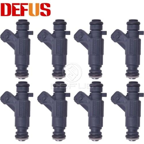 DEFUS 8PCS F01R00M053 Fuel Injector Nozzle Bico For Changan Ruiping F 01R 00M 053 4holes Petrol Gasoline High Performance NEW