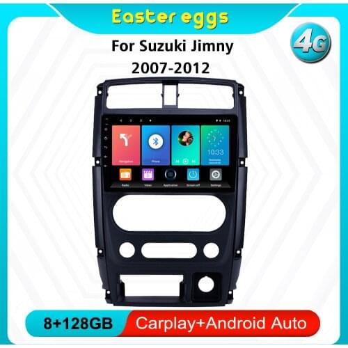 Eastereggs 9 Inch 2 Din Android Radio For Suzuki Jimny 2007-2012 Car Multimedia Stereo Player GPS Navigation Head Unit WIFI