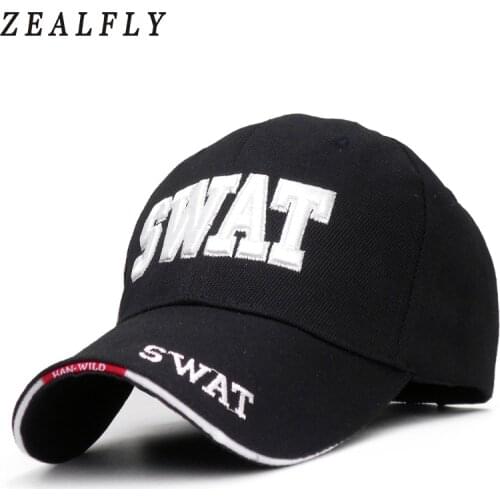 SWAT Army Cap Male Embroidered Letter Black Baseball Caps Men Gorras Para Hombre Women Snapback Bone Masculino Tactical Cap