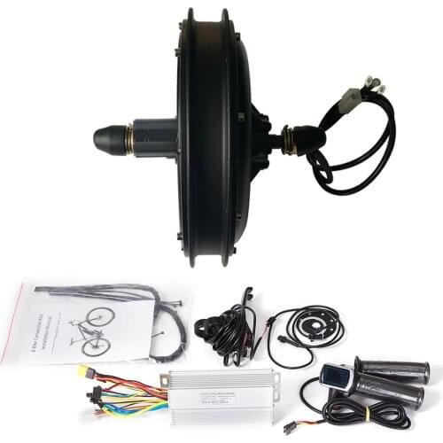 Electric bike Conversion Kit 48V 500W 1000W 1500W e-bike Kit front or Rear freewheel cassette Hub Brushless motor LED