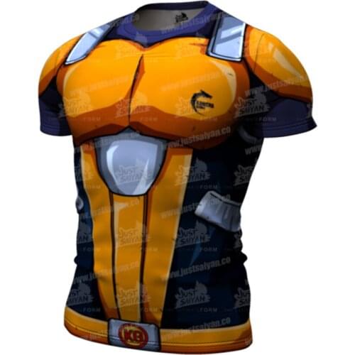 Compression Running T-shirt Men Printing Short Sleeve Sport Acitve Wear for Male Gym Clothing Fitness Bodybuilding Workout Tops