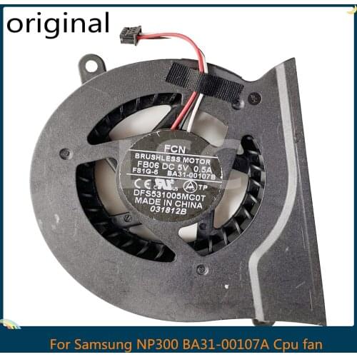 LSC BA31-00107A BA31-00107B Original For Samsung NP300 NP300E4A NP300V4A NP300V5A NP305E5A NP200A4B Fan KSB0705HA DFS531005MC0T