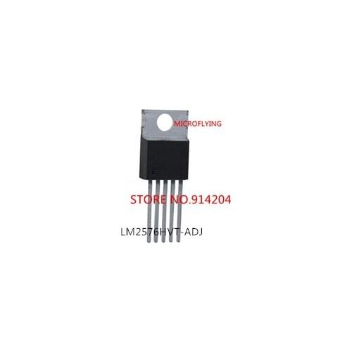 MICROFLYING 20pcs LM2576HVT-ADJ TO-220-5 3 a adjustable voltage switch chip