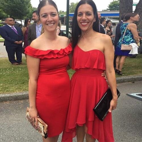 Mrs win Womens Cocktail Chiffon Dresses