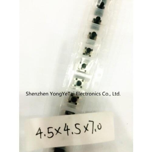 Original Tape 4.5*4.5*7 patch switch 4.5*7 SMD Tact Switch