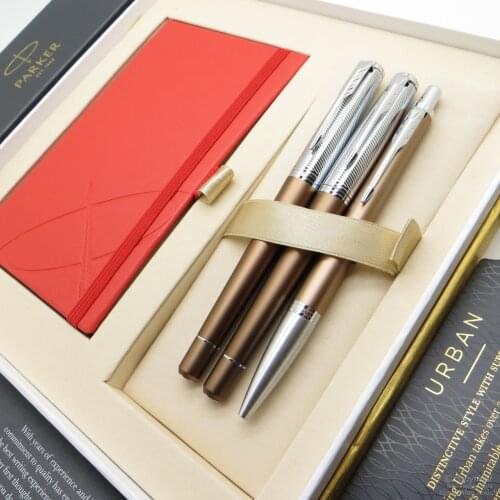 Parker Urban Premium Pattern Bronze Multi Set | Fountain Pen + Roller Pen + Ballpoint Pen | İsme Special Pen