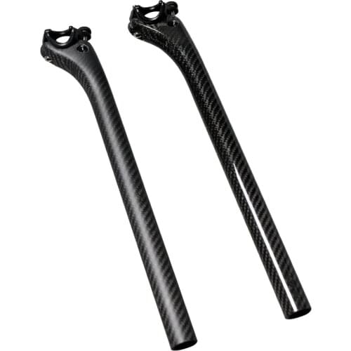 New Mountain bike 3K full carbon fibre bicycle seatpost carbon Road seatpost MTB 25.4/27.2/30.8/31.6*350mm 25mm offset Free ship