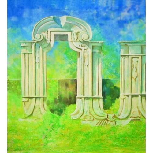 Professional Scenic old master Hand Paint Photography Background FSE18,fabric photo backdrop,10ft x10ft photo Muslin backdrops