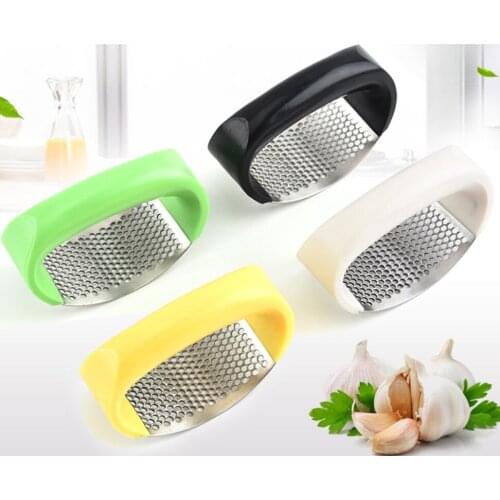 Stainless Steel Garlic Press Manual Garlic Chopper Crusher Ginger Press Kitchen Accessories Vegetable Tools