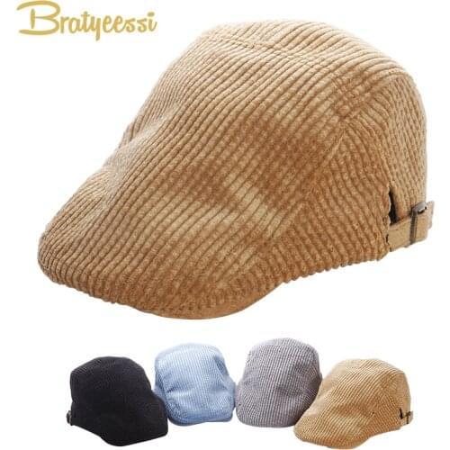 Fashion Baby Boy Hat Winter Kids Boys Hats and Caps Vintage Adjustable Baby Cap Kids Beret Hats Baby Boy Accessories