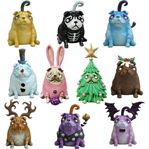 Animal Dog Statue Corpse Pumpkin Dog Ornament Resin Crafts Animal Resin Ornaments For Halloween Christmas Thanksgiving