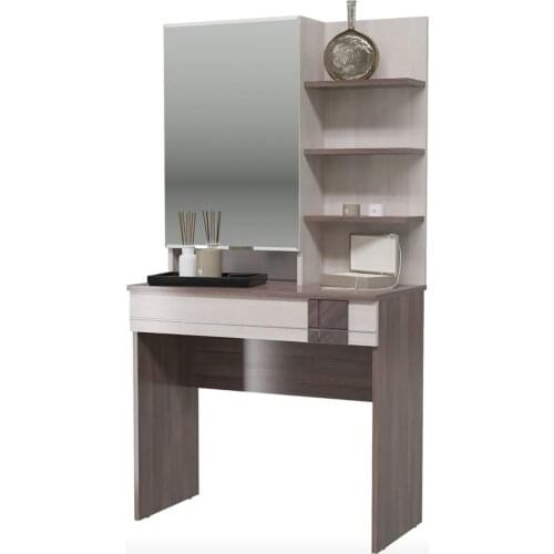Dressing Table Scandinavian Modern Minimalist Style, Wooden Stylish and Beautiful, Vanity Table Storage Organize, 80x43x153 cm