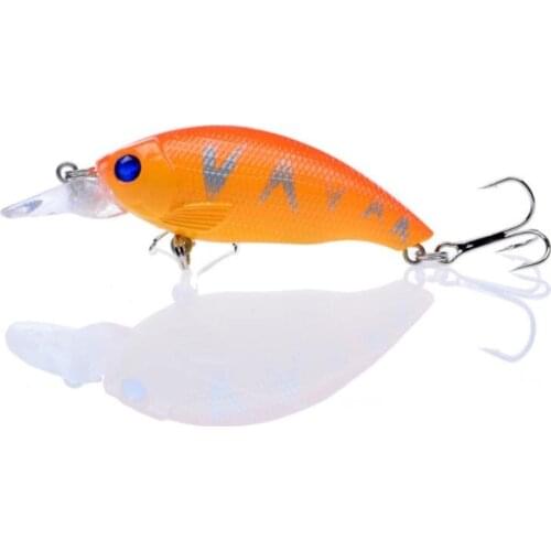 1pcs 8.7g 7.5cm Crankbait Fishing Lure Artificial bait Bass pesca fishing wobblers fishing tackle With 8# hook Diving 0.3-1.2m