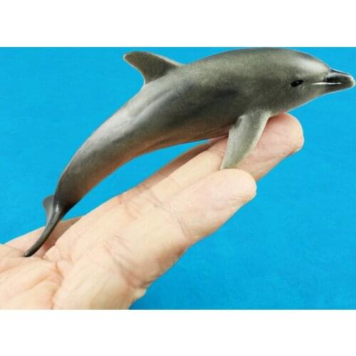 3pcs PVC Lifelike Sea Life Figures Jumping Dolphin Marine Organism Models Children Cognitive Toys Small Animals Collection Gift