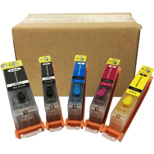5PK PGI-270 CLI-271 pgi 270 pgi270 edible ink cartridge compatible For Canon PIXMA MG6820 MG6822 TS5020 TS6020 TS8020 T9020