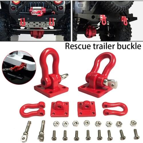 RC Car Accessories Tow Hook 2Pcs Trailer Hooks for 1:10 RC Rock Crawler for Axial SCX10 RC4WD D90 D110 AN88