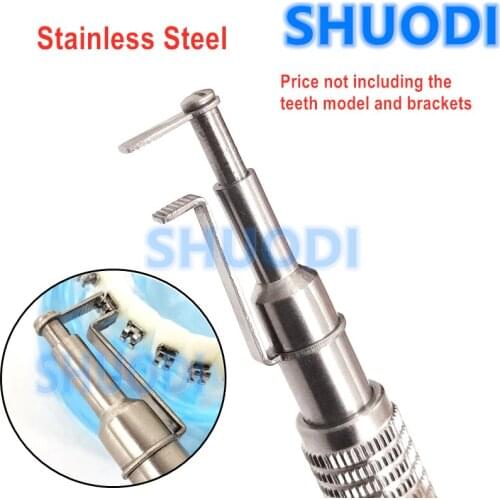 1 piece Autoclavable Dental Orthodontic Positive Bracket Positioner Placer Bracket Holder Dentist Placing Brace Tool