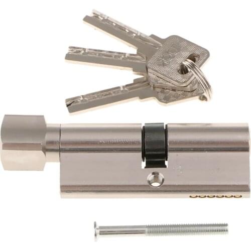 70mm Cylinder Lock Accessories Indoor Zinc Alloy Door Lock Cylinder European Standard
