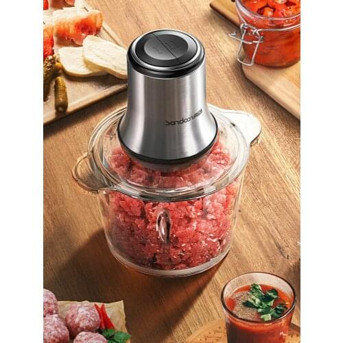 Electric Small Mixed Dumpling Stuffing Vegetable Crushing Multi-Function Meat Stuffing Fried Mashed Garlic Automatic Cooking