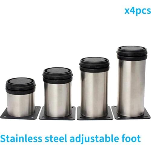 Hardware Sofa Cabinet foot adjustable foot tea set foot cup diameter bed foot 50MM stainless steel furniture cabinet foot cabine