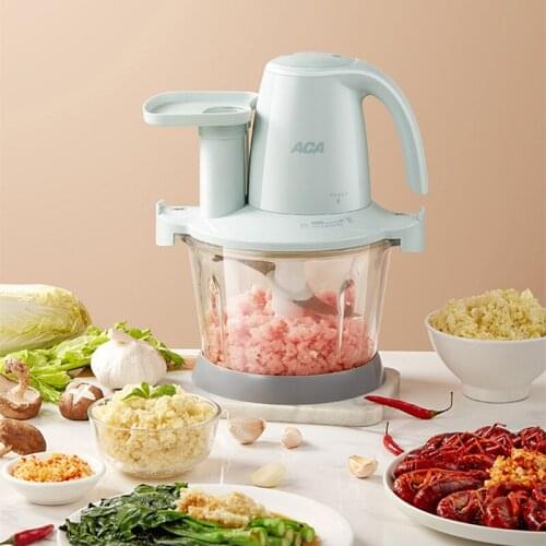 JRM0424 ACA Household Meat Grinder Multifunctional Small Dumplings Minced Peppers Stir Large Capacity 2.6L AM-MC300 Intelligent