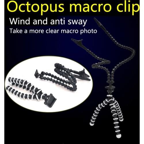 Kakas Octopus macro clip ,Macro play a good helper,Wind and anti sway,Take a more clear macro photo