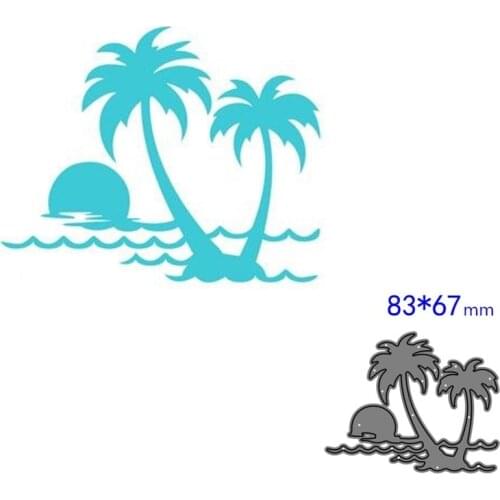 Metal cutting dies cut die mold Sea tree decoration Scrapbook paper craft knife mould blade punch stencils dies