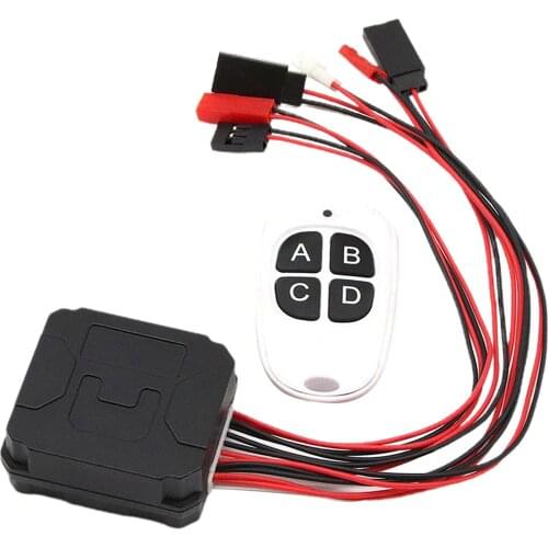 Metal Safe Winch Remote Controller, Wireless Winch Controller Sturdy for 1:10 Scale TRX4 SCX10 D90 RC Crawler Accessories