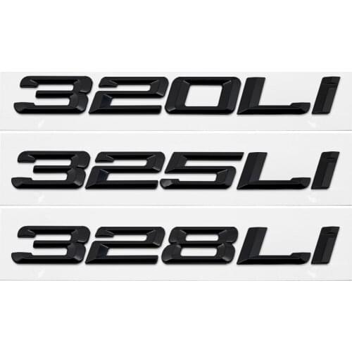 Car Trunk Metal Sticker Plastic Badge Rear Emblem Accessories for BMW 3 Series 320 325 328 330 335Li F10 F20 E46 E90 X1 X3 X5 M3