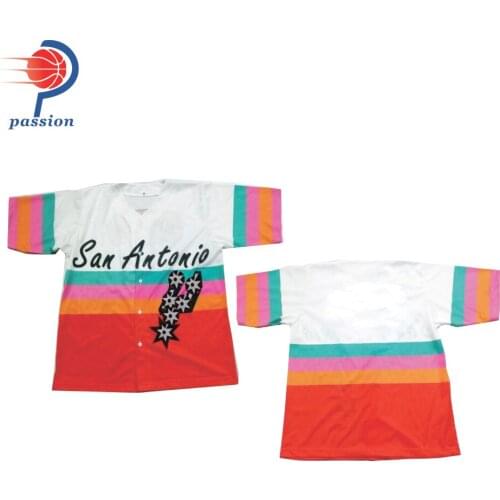 Best quality custom full dye sublimation baseball jersey