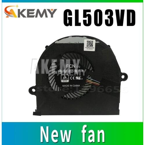 New original cpu cooling fan for FCN FK6P DC5V 0.5A FKA5 DC12V 0.4A fan cooler for ASUS ROG FX503 FX503VD GL503VD GL503