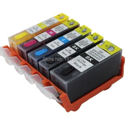 YOTAT Full refillable ink cartridge PGI220 CLI221 PGI-220 CLI-221 for Canon MP540 MP550 MP560 MP620 printer