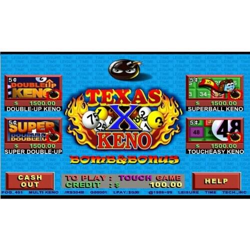 Factory direct sale TEXAS KENO game board wms 550 life of gold texas keno POG