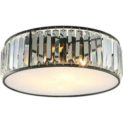 LED Modern Flush Mount Crystal Ceiling Lights Fixtures Chandelier Ceiling Lamps for Home Lighting Indoor Living Room Bedroom